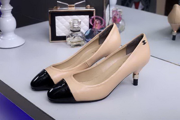 CHANEL Shallow mouth kitten heel Shoes Women--001